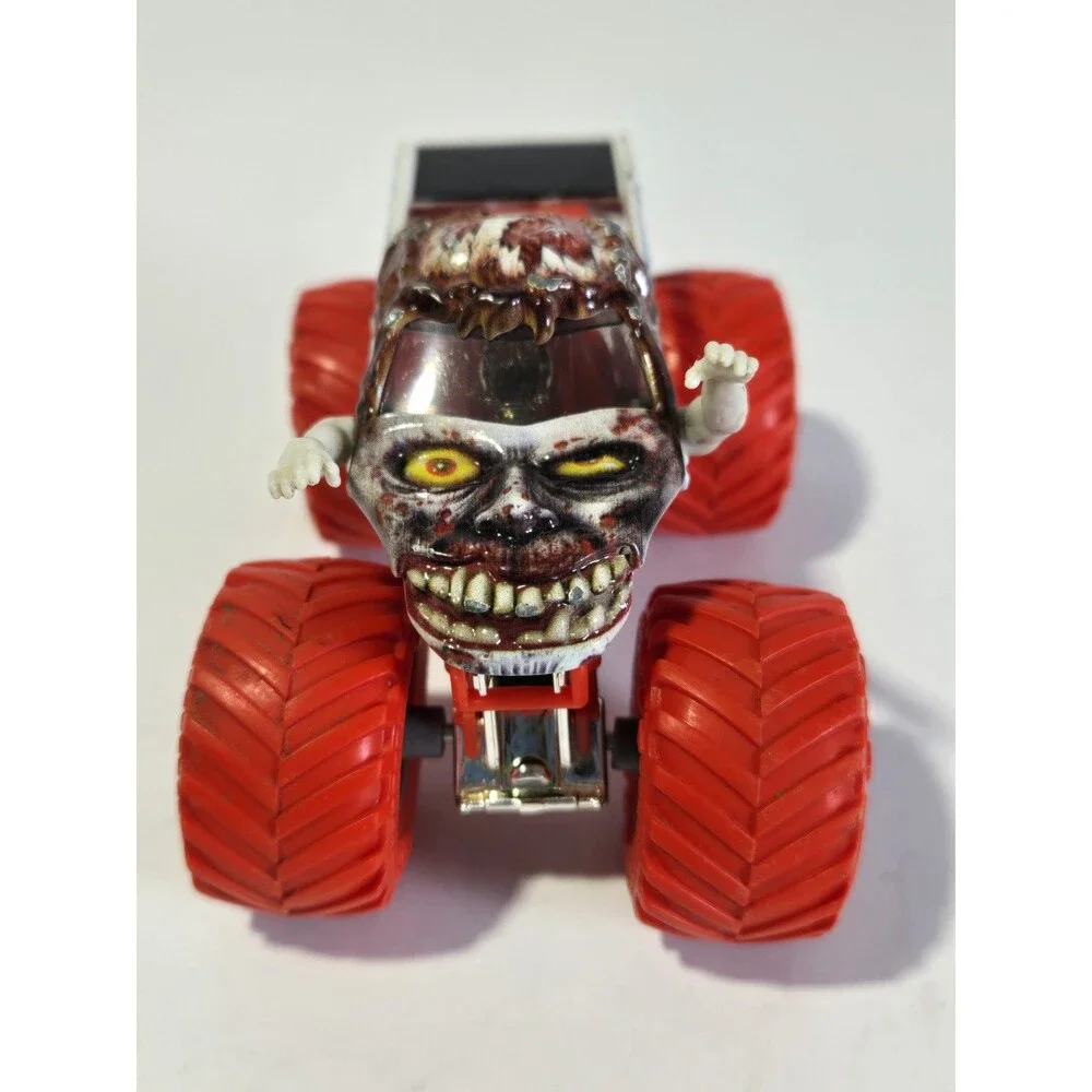 Monster Jam Zombie 1:64 Spin Master Red Wheels Moving Arms Diecast Truck